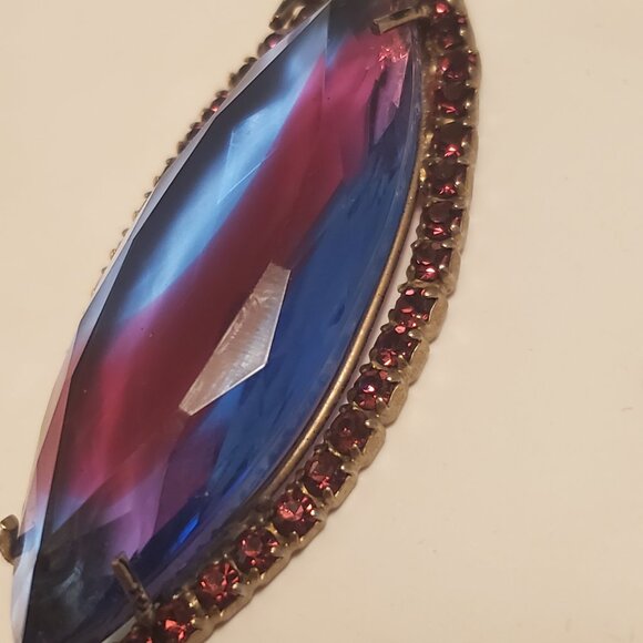 1 Big Ruby Stone Necklace, item # A 1238, wt . 42 grams. - Picture 10 of 13